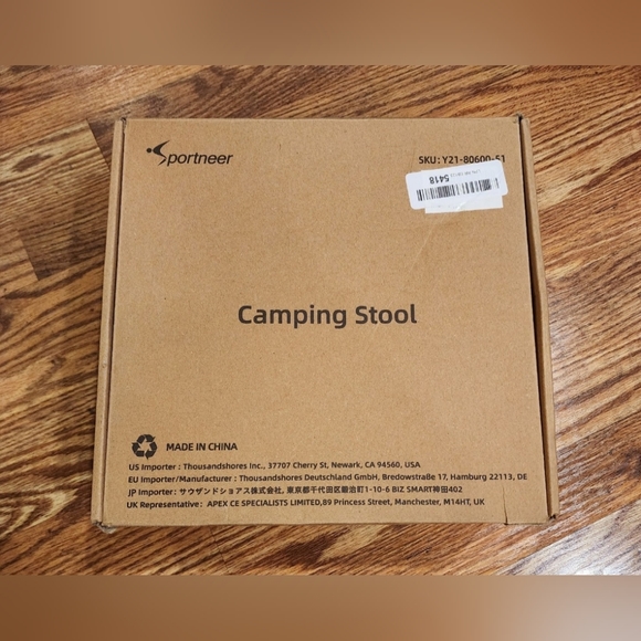 NEW 2 Pack Sportneer Portable Adjustable Telescopic Adult Chairs/Stools/Tables - Picture 7 of 10